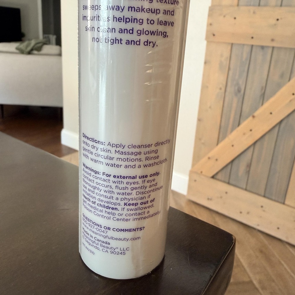 Meaningful Beauty Cindy Crawford Skin Softening Cleanser 6 Oz Womens Face - Picture 3 of 7